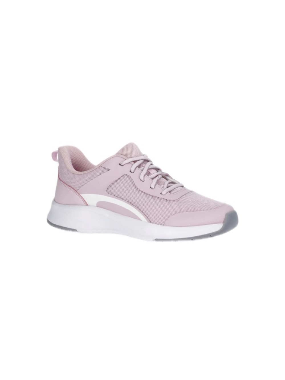 Athletic Works Women's Light Pink Mesh Lace-Up Sneakers W